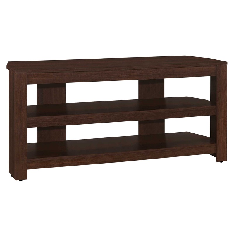 Cherry Particle Board Laminate TV Stand By Homeroots
