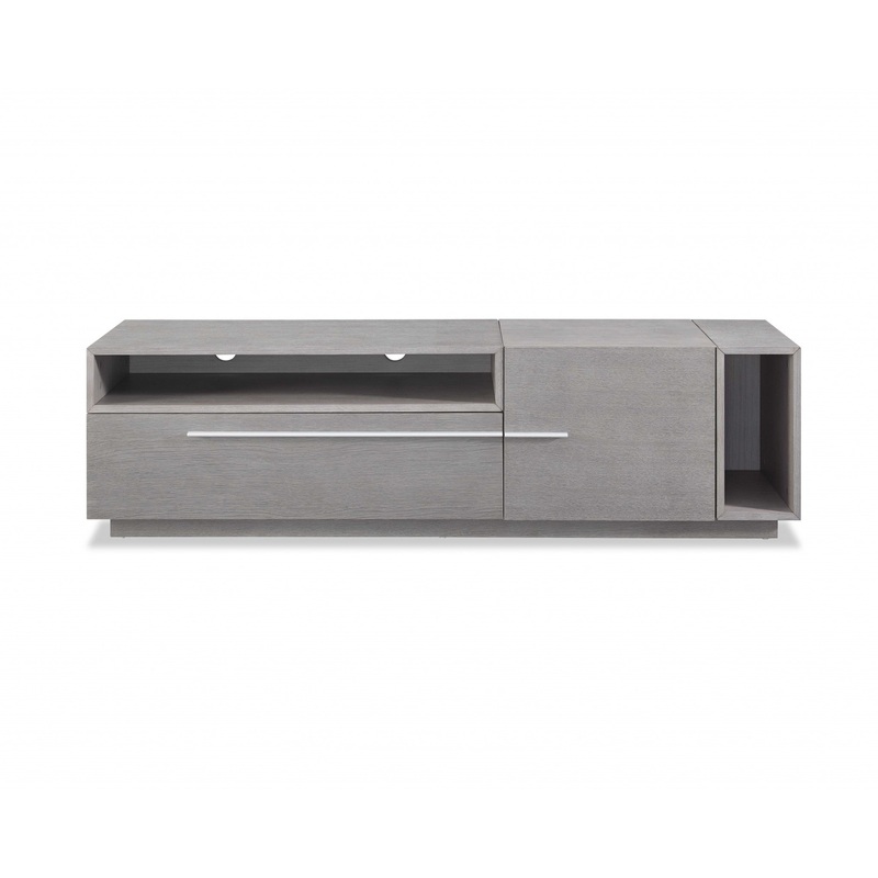Gray oak Veneer TV Unit By Homeroots