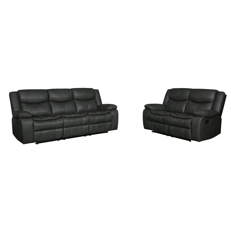 Gray Sofa Love By Homeroots - 366302