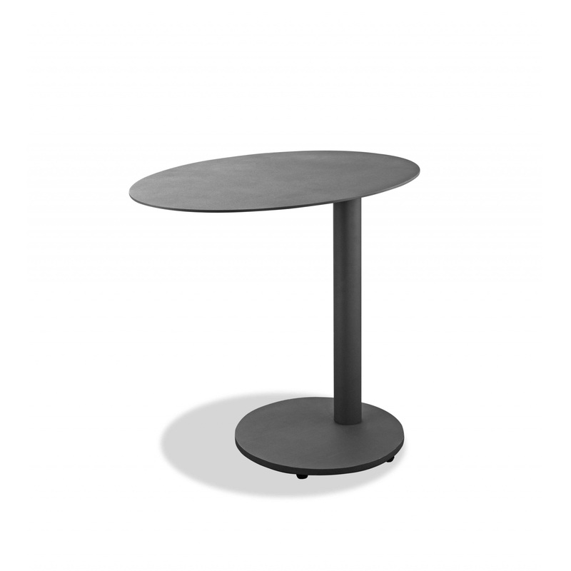 Powder Aluminum Side Table By Homeroots - 372280