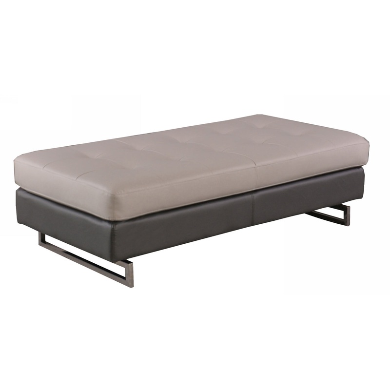 Twoto Tone Ottoman By Homeroots