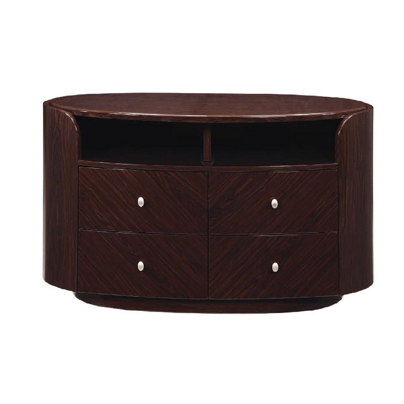 Wenge TV Entertainment Unit By Homeroots
