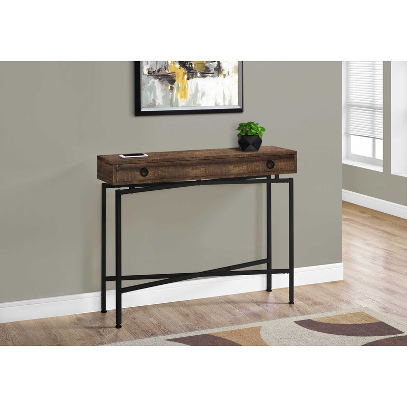 32.5" Particle Board Accent Table with Black Legs By Homeroots