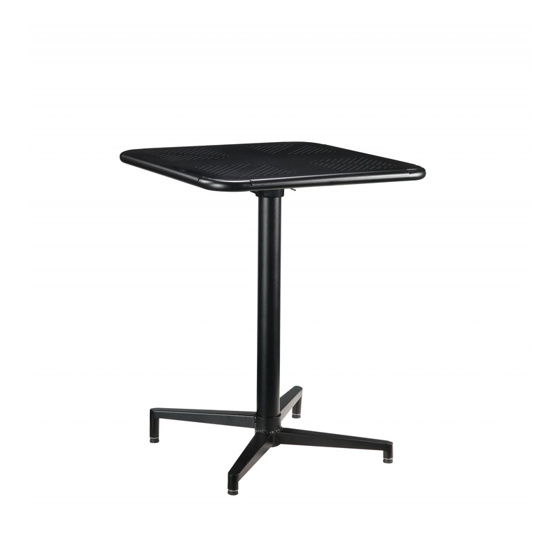 Black Metal Folding Table By Homeroots
