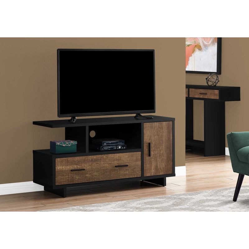 23.75" Particle Board Laminate and MDF TV Stand with Storage By Homeroots