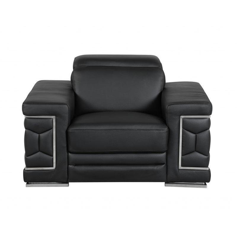 29" to 38" Black Sturdy Chair By Homeroots