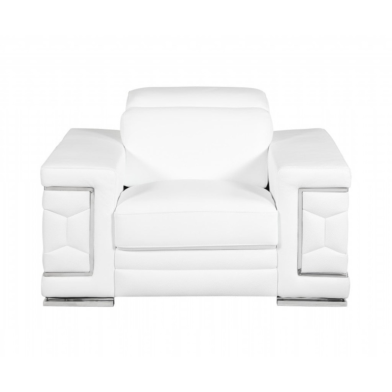 29" to 38" White Sturdy Chair By Homeroots