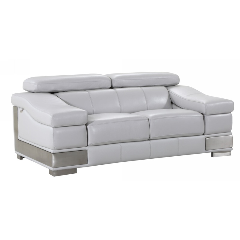 31to 39" Lovely Light Grey Loveseat By Homeroots