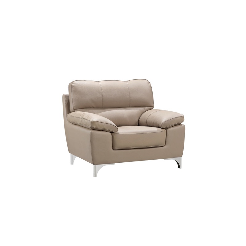 37" Beige Classy Chair By Homeroots