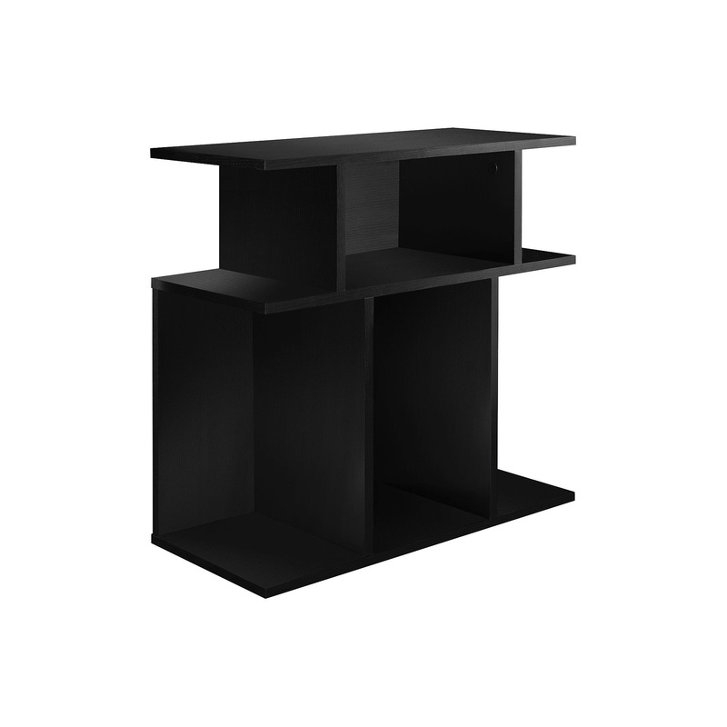 Black Particle Board Laminate Accent Table By Homeroots