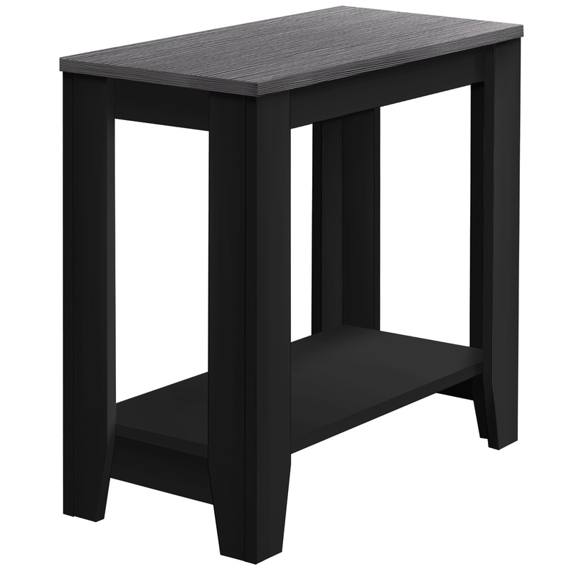 BlackGrey Particle Board Laminate Accent Table By Homeroots