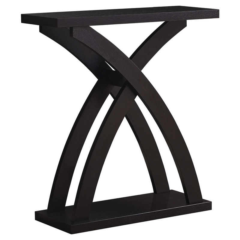Cappuccino Finish Hollow Core Accent Table By Homeroots - 332792