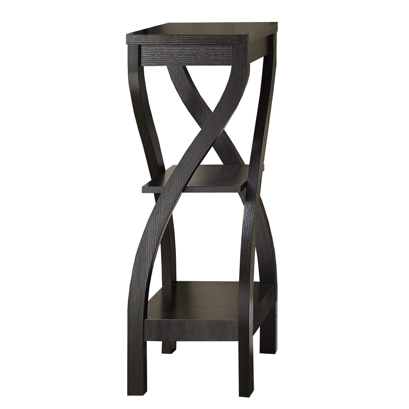 Cappuccino Finish Hollow Core Accent Table By Homeroots - 332839