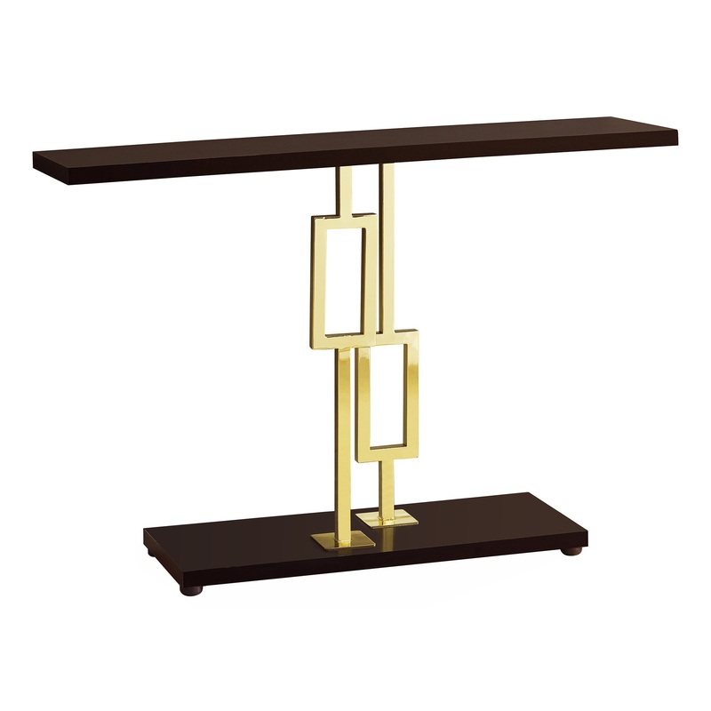 CappuccinoGold Metal Accent Table By Homeroots - 333137
