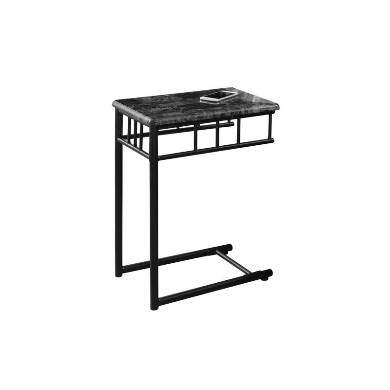 Grey Grey Mdf Metal Accent Table By Homeroots