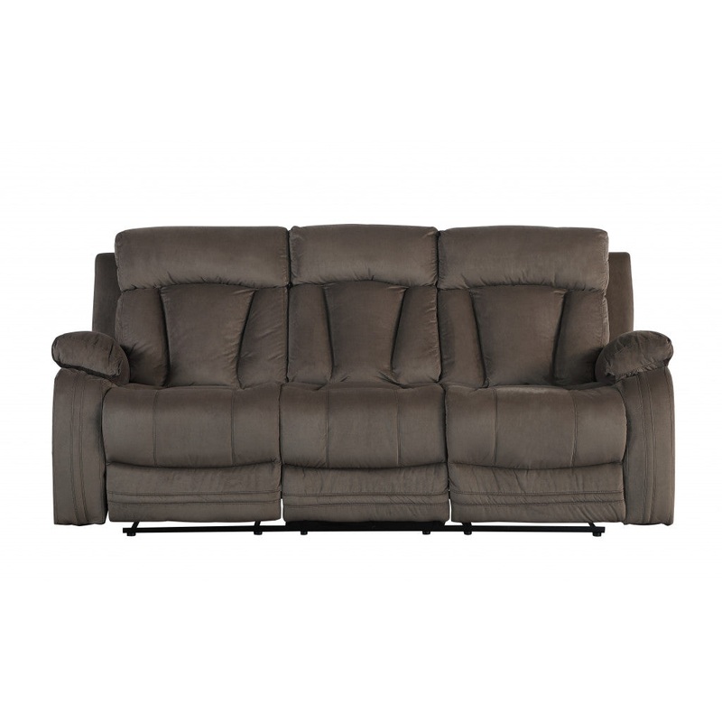 40" Modern Brown Fabric Sofa By Homeroots
