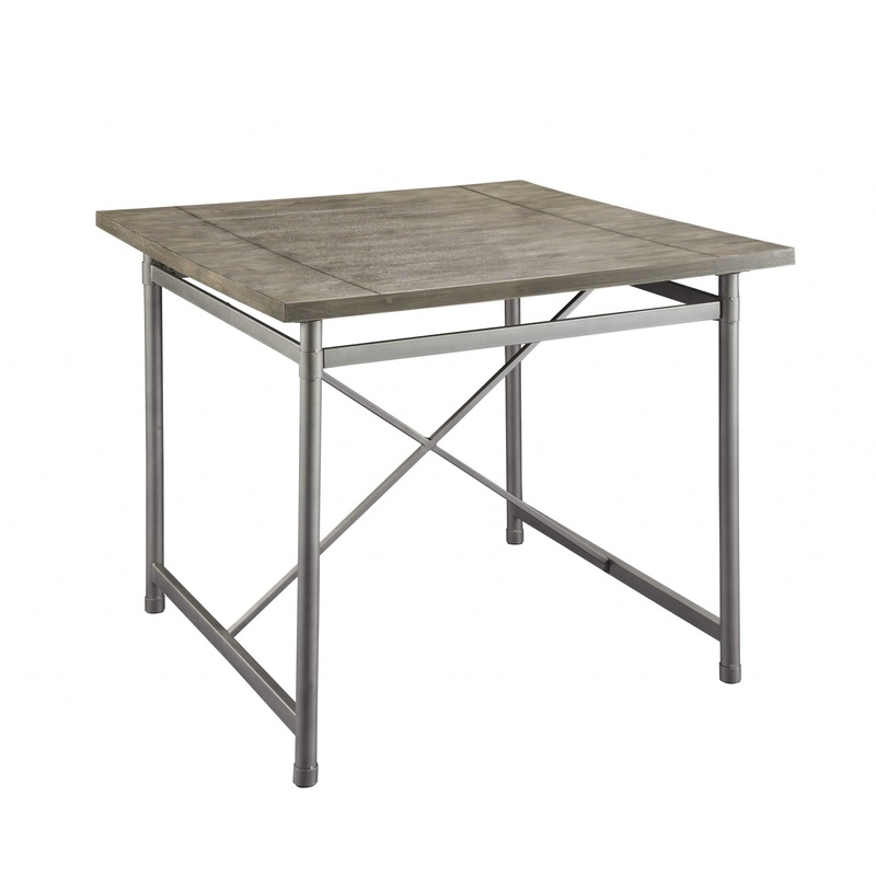 Gray Oak And Sandy Gray Counter Height Table By Homeroots