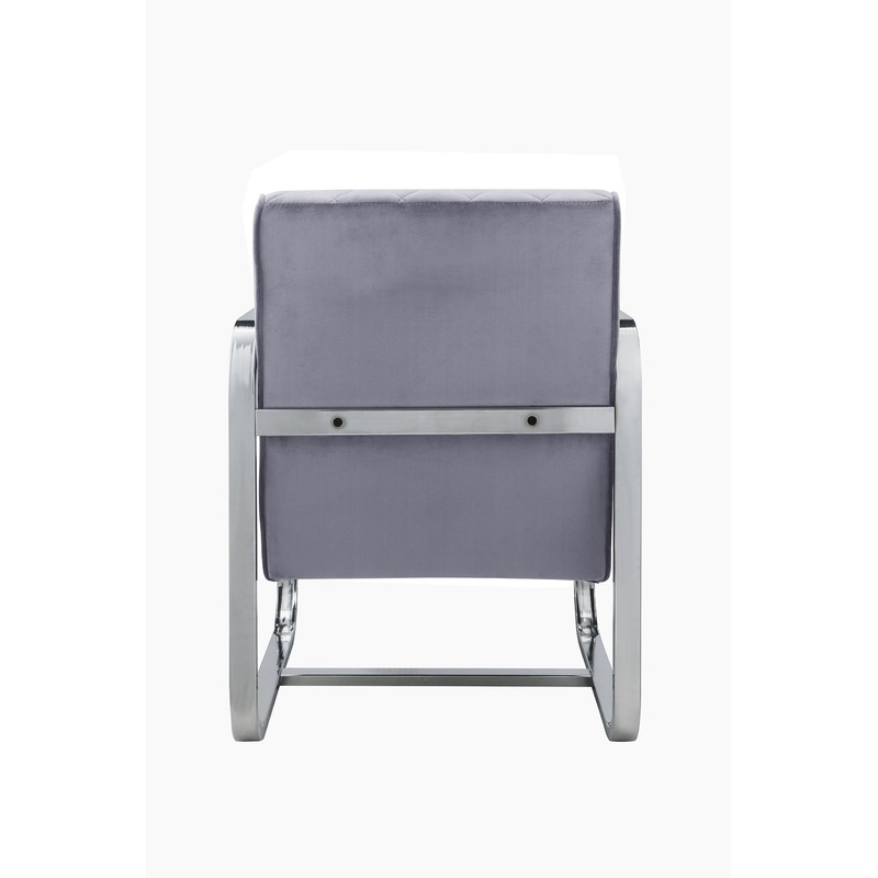 Grey Accent Chair By Homeroots