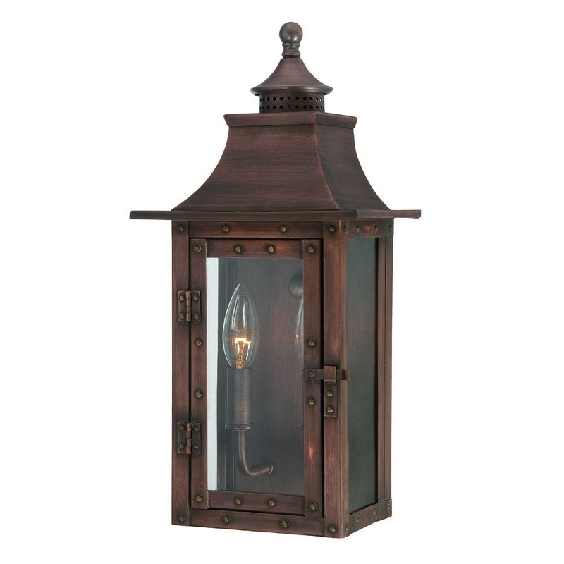 St. Charles 2-Light Acopper Patina Wall Light By Homeroots