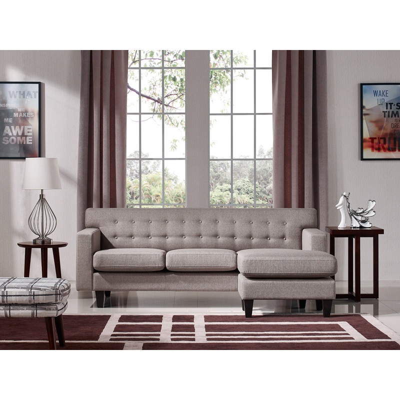 32' Plastic Foam Wood and Fabric Sofa and Ottoman Set By Homeroots