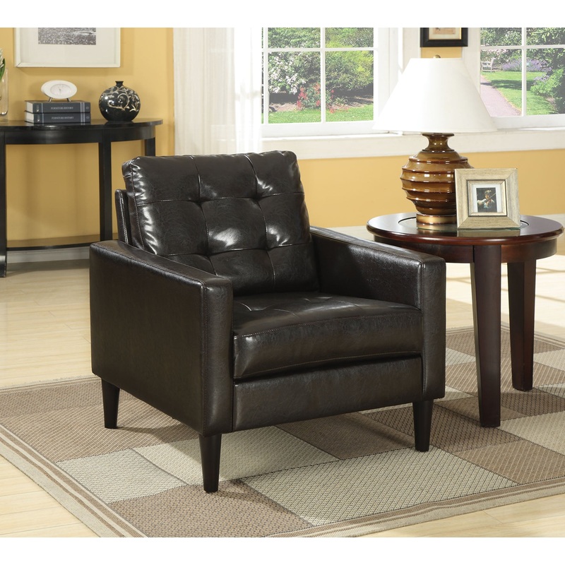 Espresso Accent Chair By Homeroots