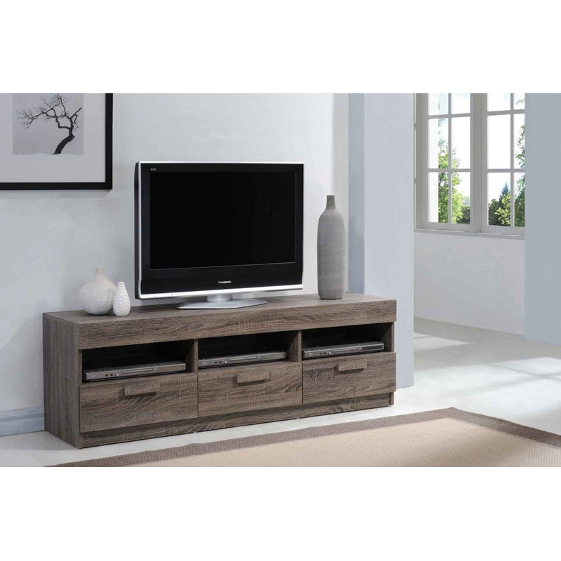 Rustic Oak Mdf Tv Stand By Homeroots