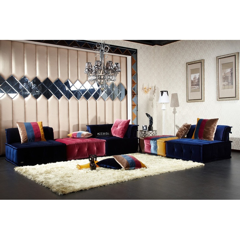 28' Wood Foam and Fabric Sectional Sofa By Homeroots