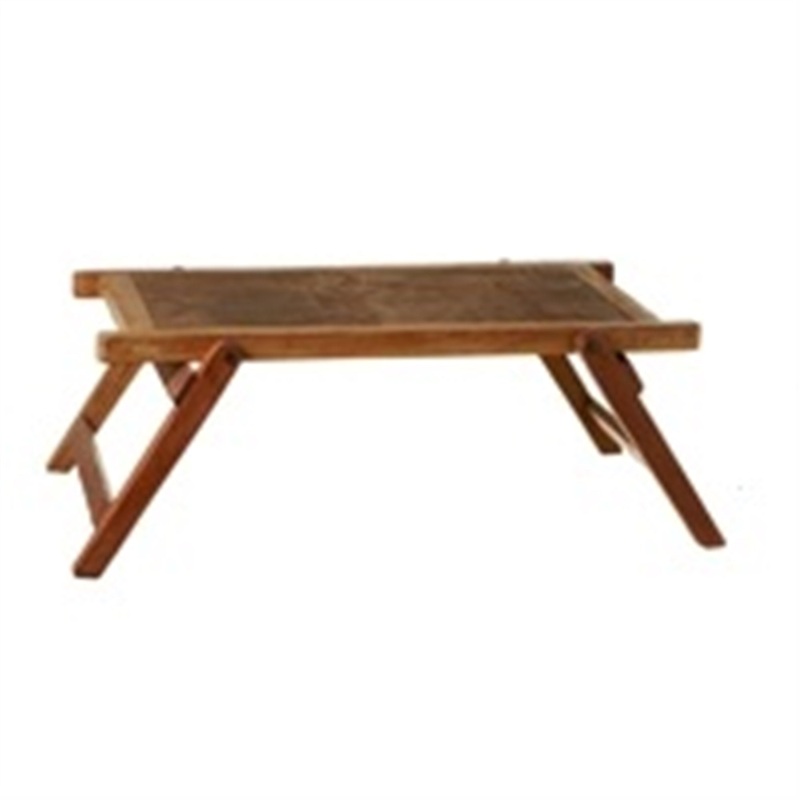 Tioga Folding Coffee Table, Rectangle By HomArt