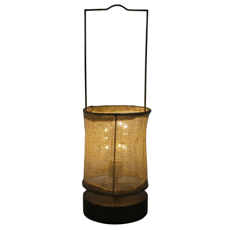 Boros Lantern with Shade, LED Set Of 2 By HomArt