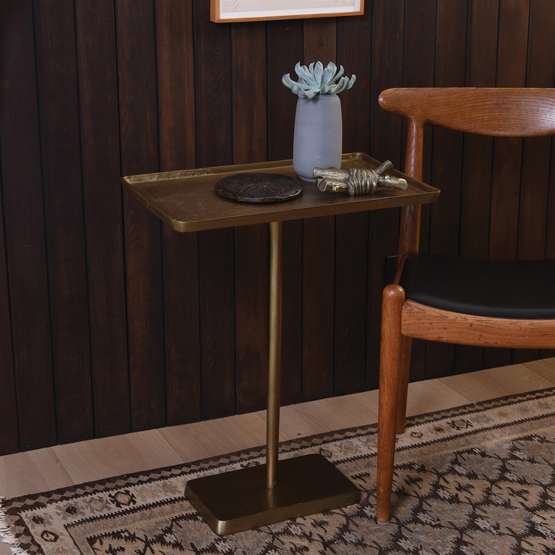 Buren Side Table, Brass By HomArt