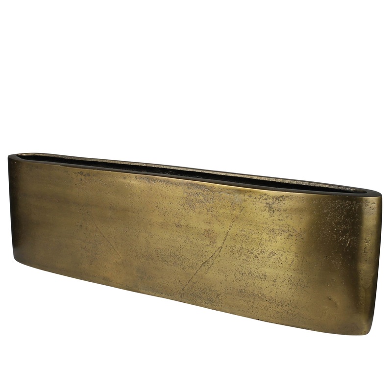 Chelsea Vase, Brass - Large By HomArt