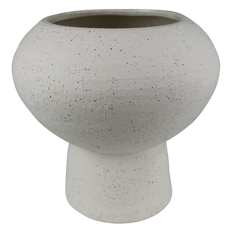 Cruz Vase - Large, White By HomArt