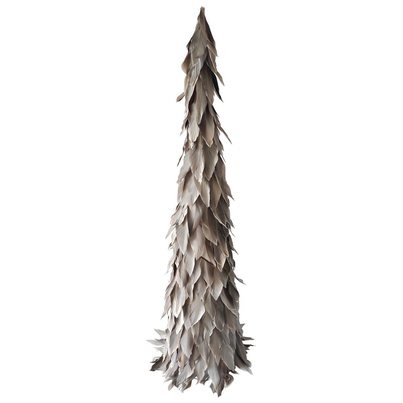 Feather Tree, Grey - Large By HomArt