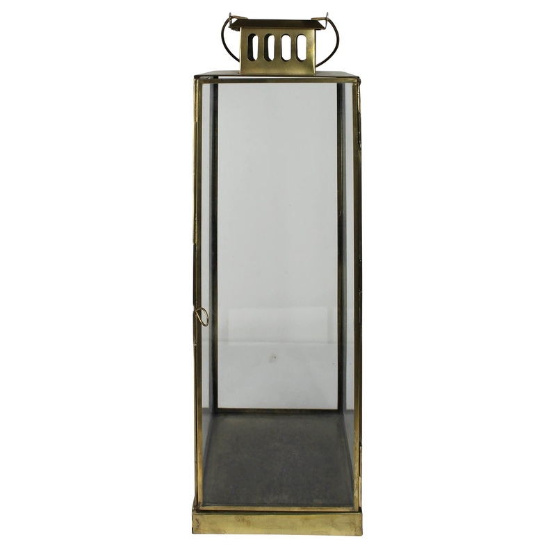 Leon Lantern, Brass - Large By HomArt