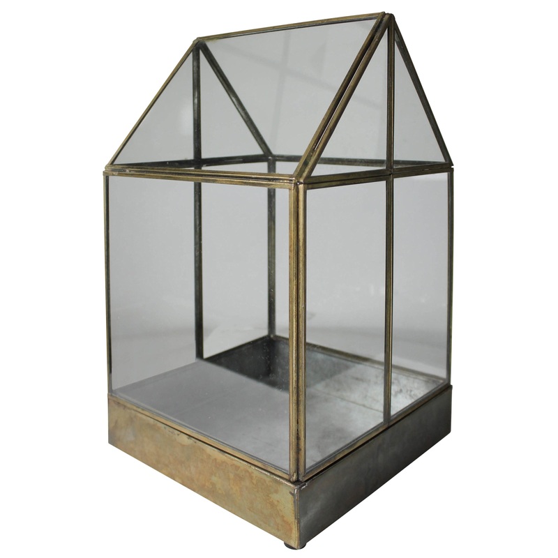 Pike Terrarium, Leaded Glass - Large By HomArt