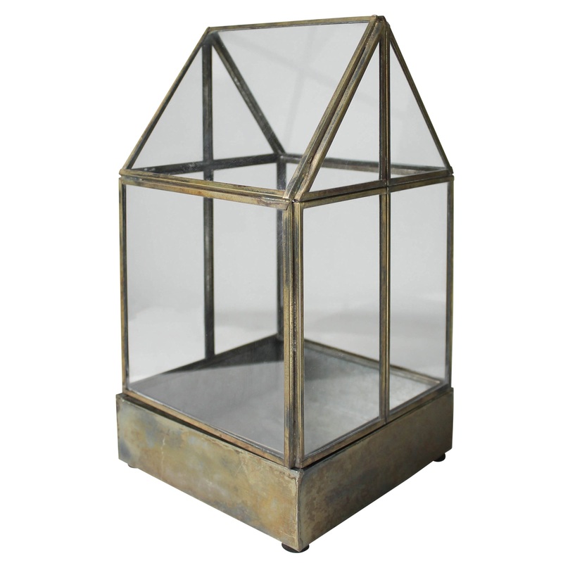Pike Terrarium, Leaded Glass - Sm By HomArt