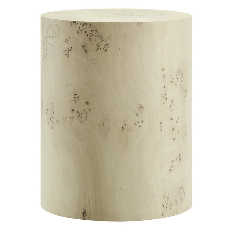 Cosmos 16" Round Burl Wood Side Table By Modway - EEI-6271