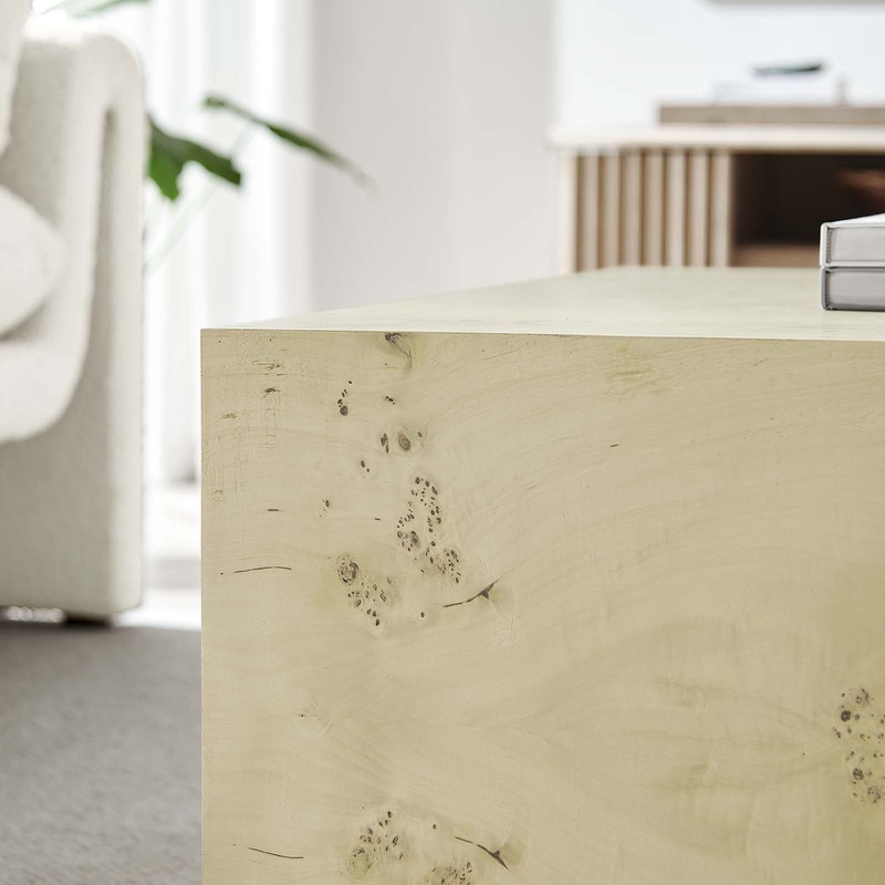 Cosmos 36" Square Burl Wood Coffee Table By Modway - EEI-6272