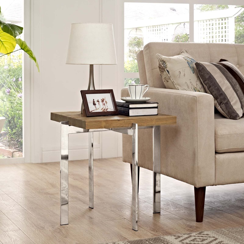 Diverge Wood Side Table By Modway - EEI-2647