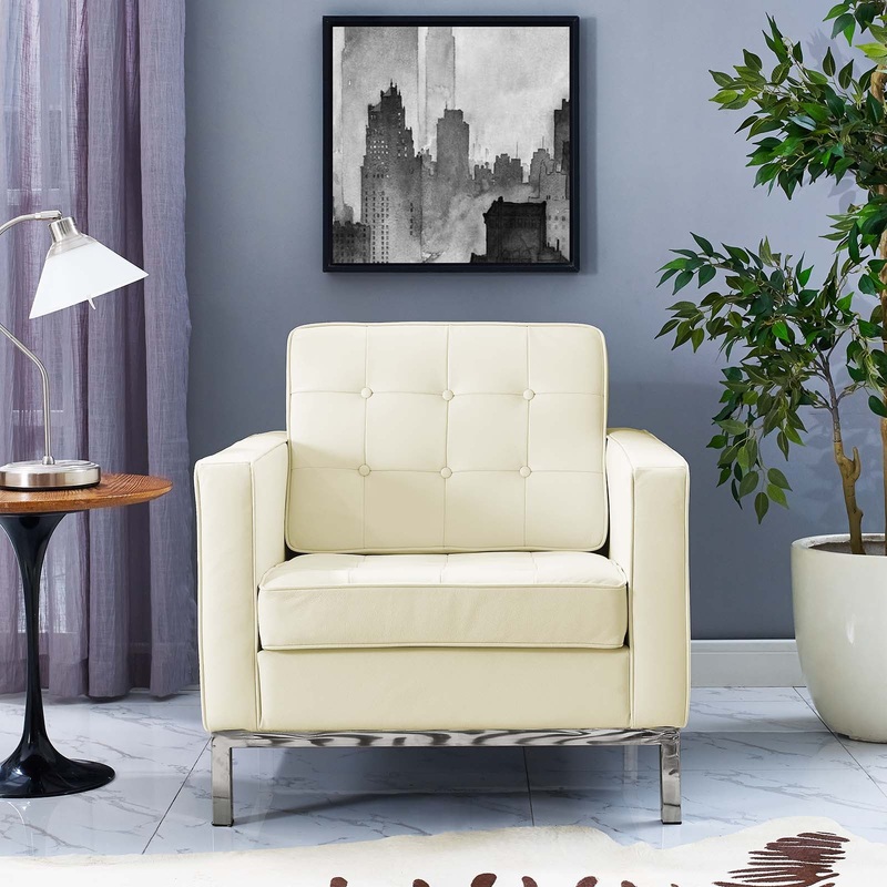 Loft Leather Armchair By Modway - EEI-2781