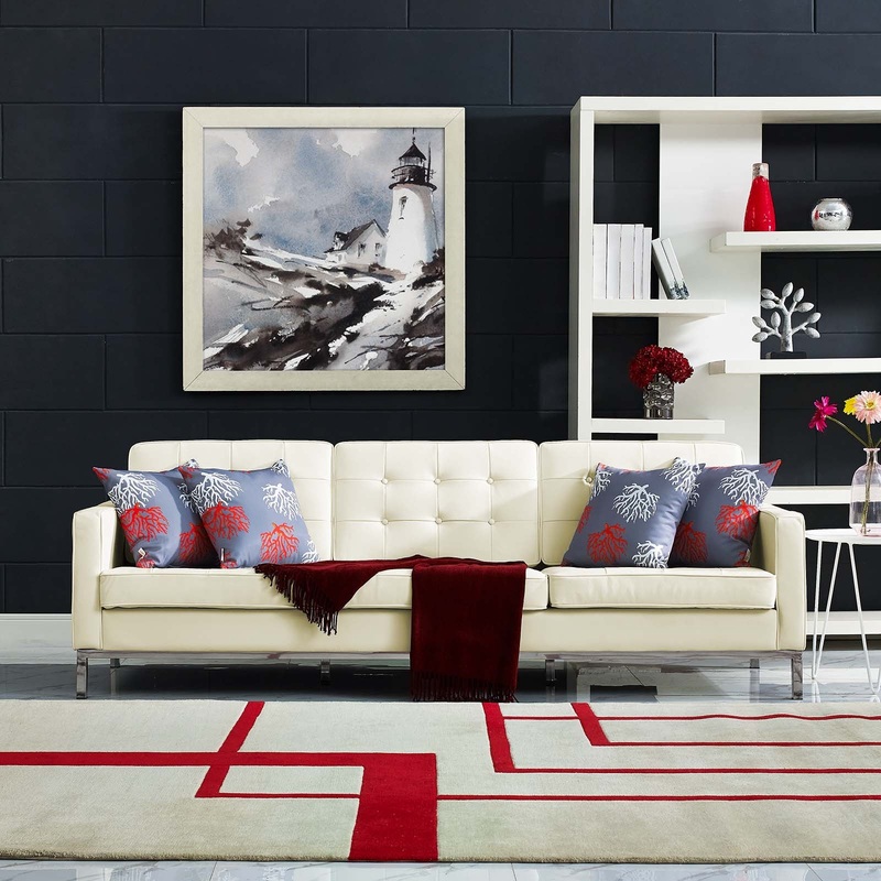 Loft Leather Sofa By Modway - EEI-2779