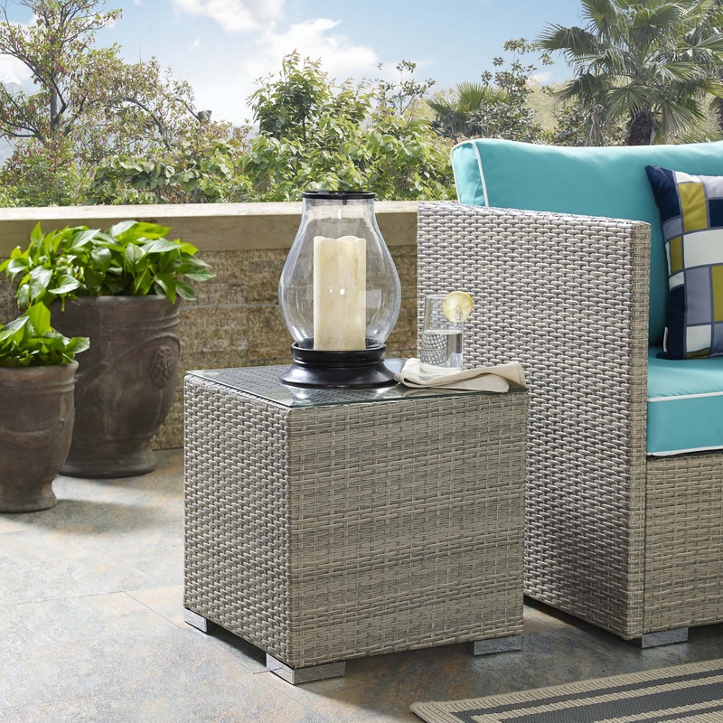 Repose Outdoor Patio Side Table By Modway - EEI-2692