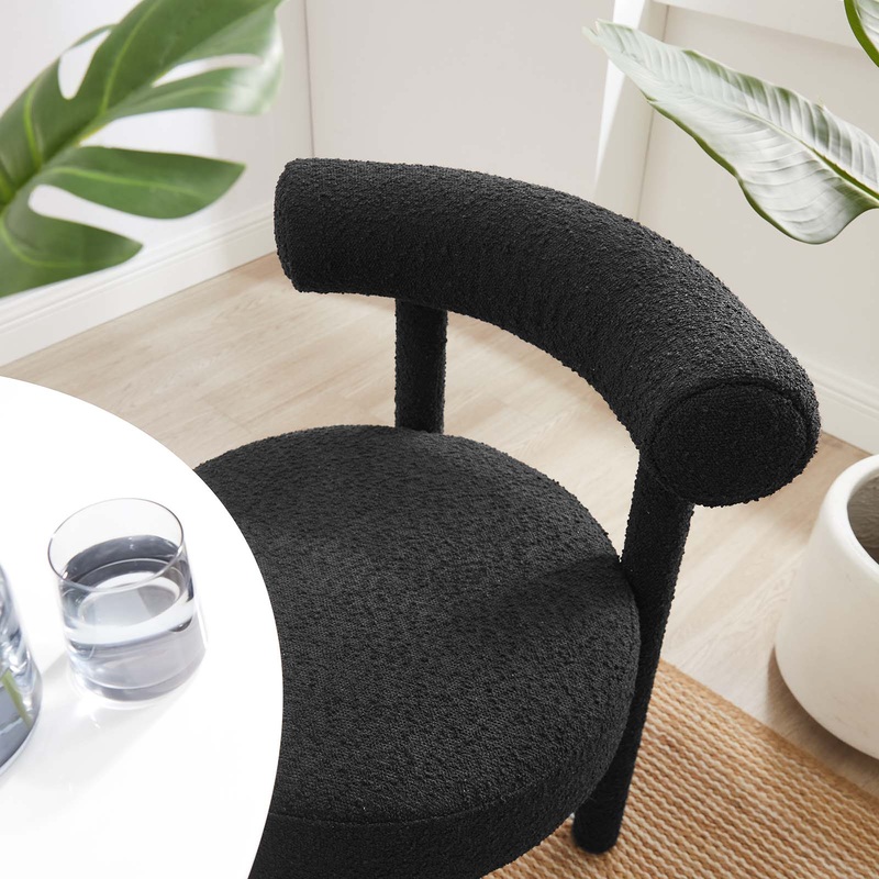 Toulouse Boucle Fabric Dining Chair By Modway - EEI-6387