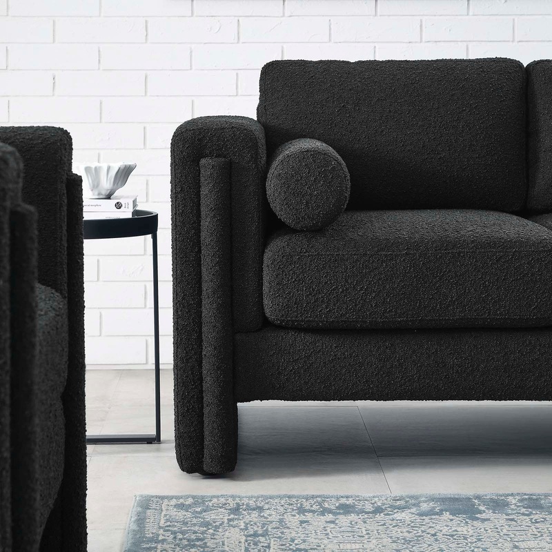 Visible Boucle Fabric Loveseat By Modway - EEI-6376