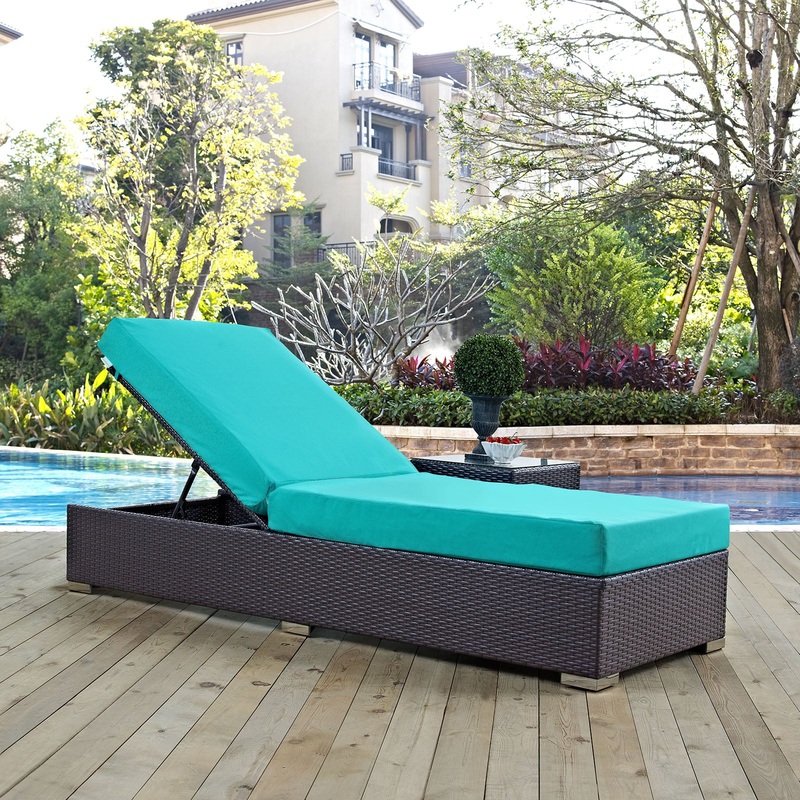 Convene Outdoor Patio Chaise Lounge By Modway - EEI-1846