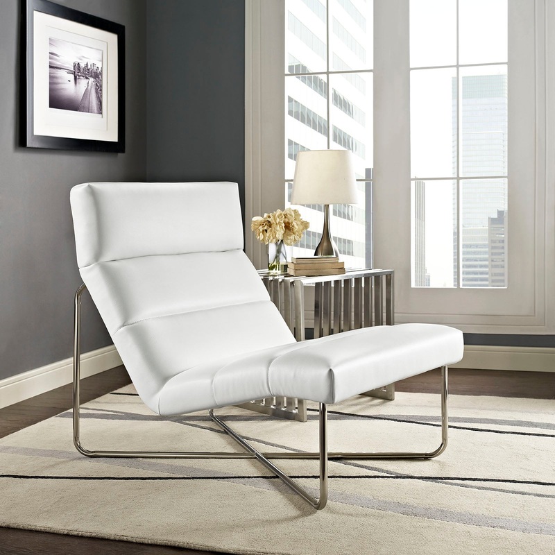 Reach Upholstered Vinyl Lounge Chair By Modway - EEI-2080