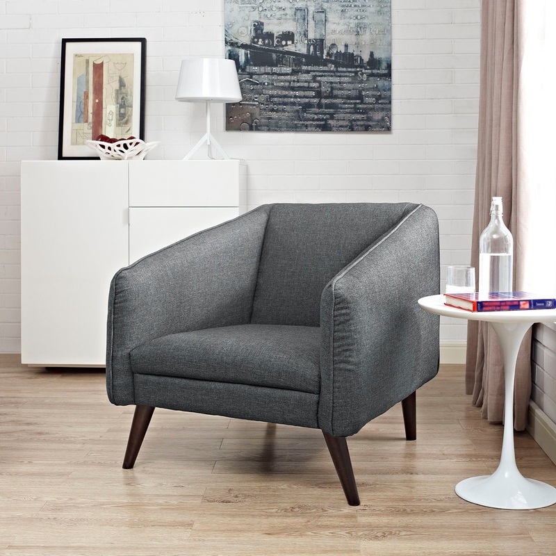Slide Upholstered Fabric Armchair By Modway - EEI-2132