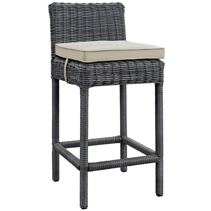 Summon 2 Piece Outdoor Patio Sunbrella Pub Set By Modway - EEI-2197