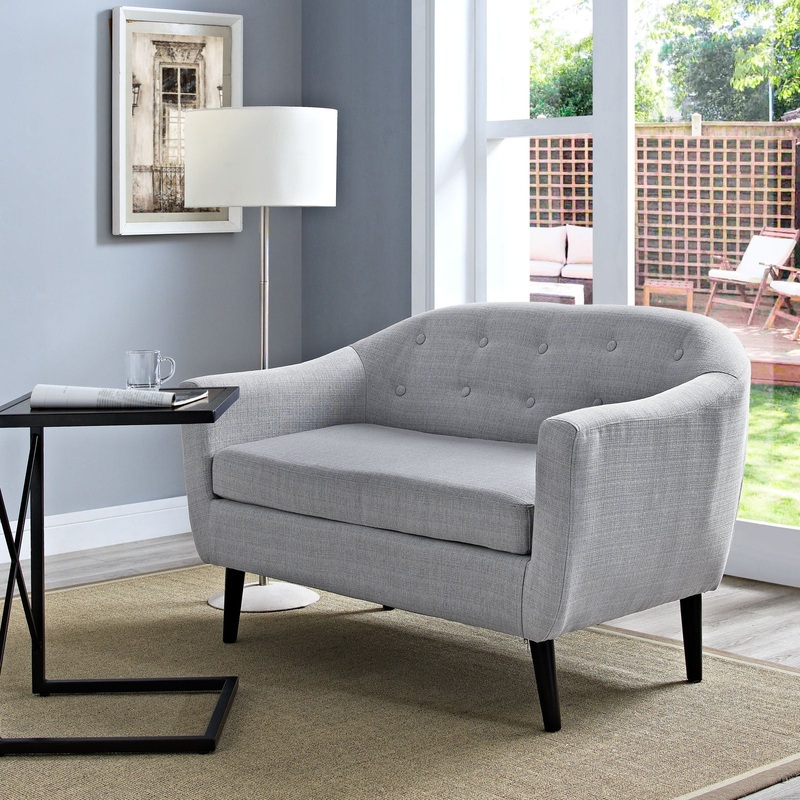 Wit Upholstered Fabric Loveseat By Modway - EEI-1391