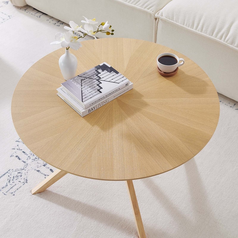 Crossroads Round Wood Coffee Table By Modway - EEI-6557